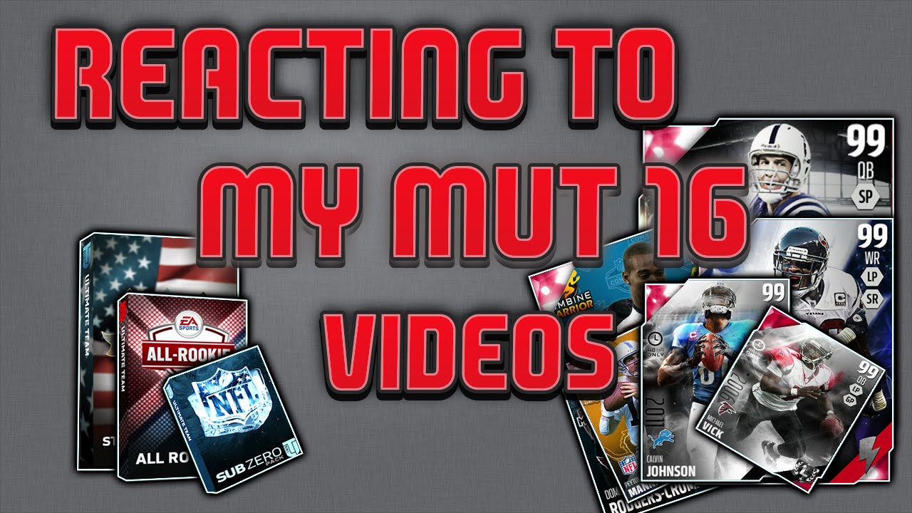 REACTING TO MY MUT 16 HIGHLIGHTS (BEST PULLS, HIGHLIGHT PLAYS, & FAILS)