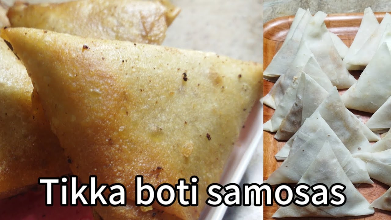 Tikka Boti Samosas || recipe by Surkhab's kitchen