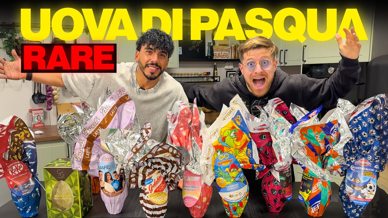 PROVIAMO TUTTE LE UOVA DI PASQUA PI&Ugrave; RARE DEL SUPERMERCATO - NON HO MAI VISTO PRIMA NULLA DEL GENERE