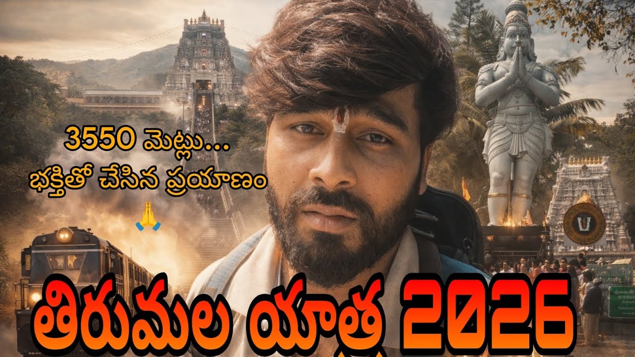 Tirumala Yatra 2026 | 3550 Steps Walk Alipiri to Tirumala | Full Darshan Guide |Tirupati Travel Vlog