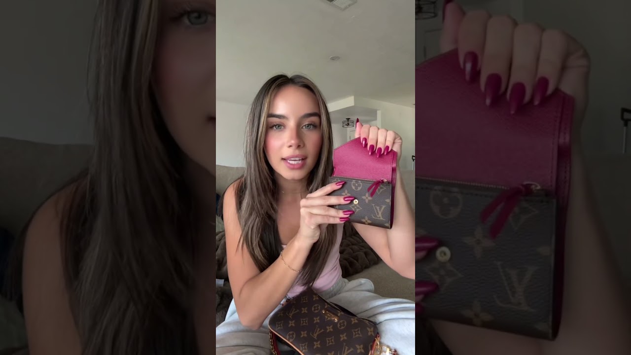 what&rsquo;s in my bag + wallet tour #luxurybag #whatsinmybag #louisvuitton