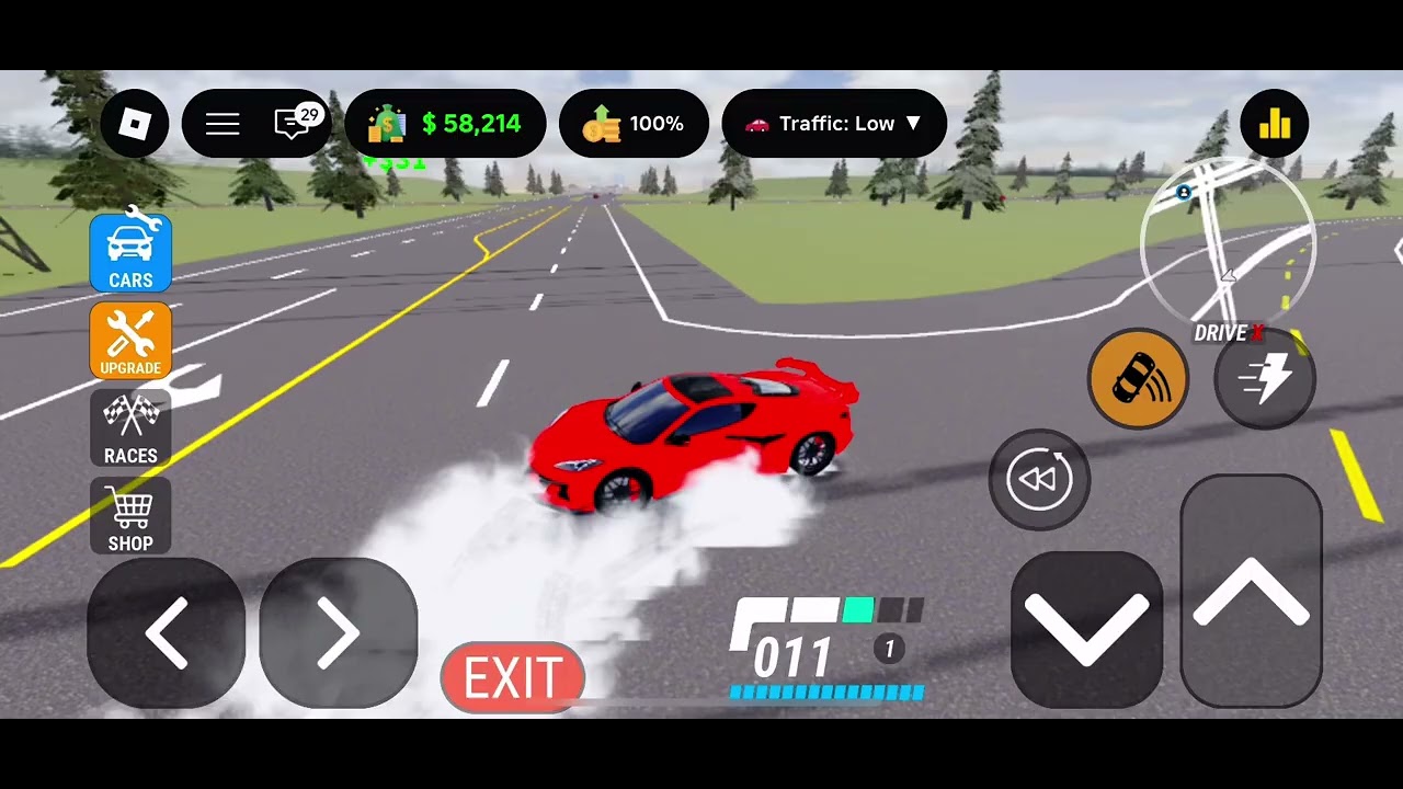 Corvette drift on street ￼
