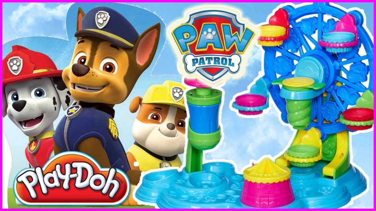 PSI PATROL & PLAY DOH 🥮 CIASTECZKA dla PSIEGO PATROLU 🥮 Poziomka