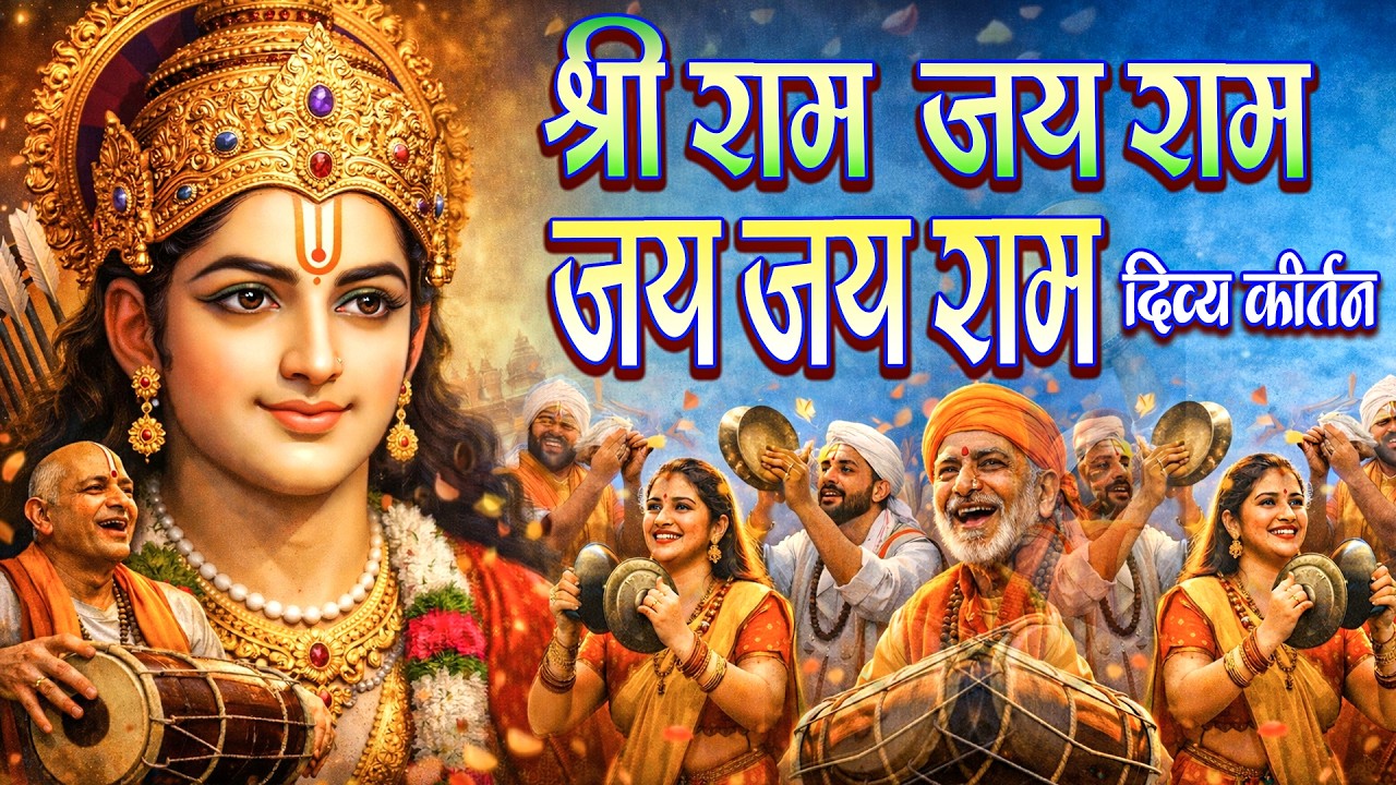 श्री राम जय राम जय जय राम Shri Ram Jay Ram Jay Jay Ram | Ram Dhun | Bhakti Song | Ram Bhajan