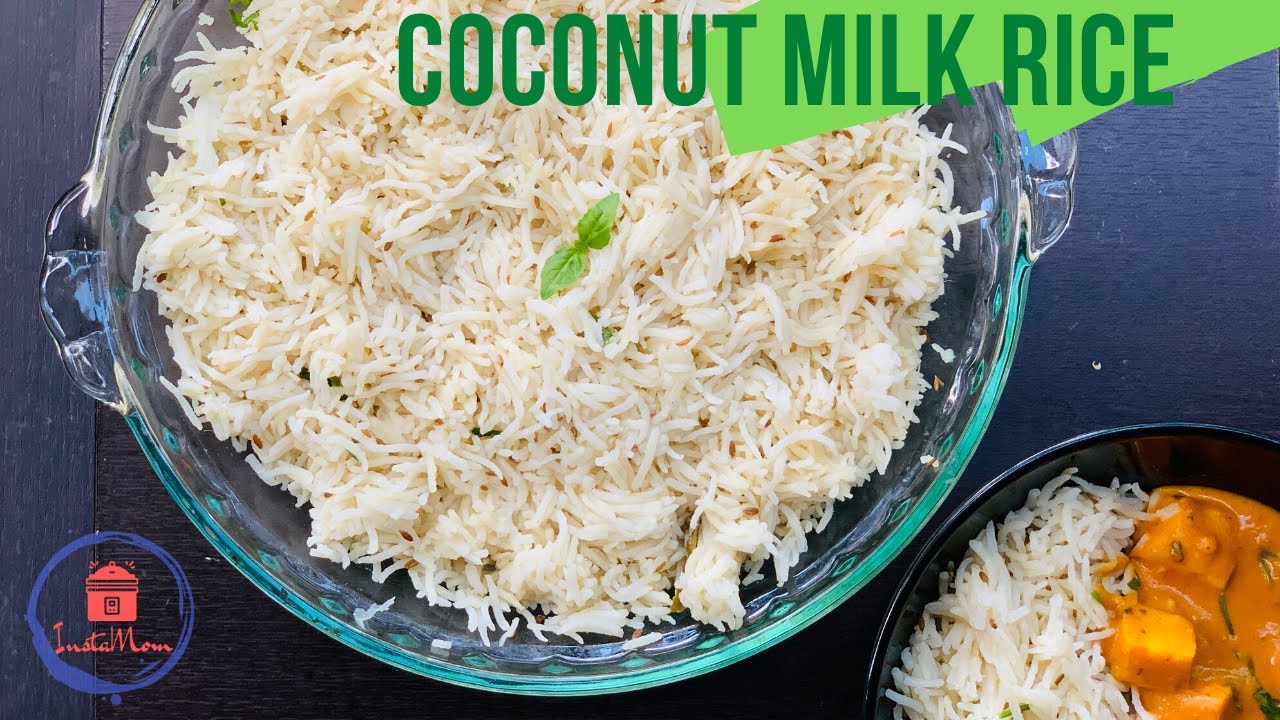 Instant Pot Coconut Rice | Vegan Coconut Milk Rice