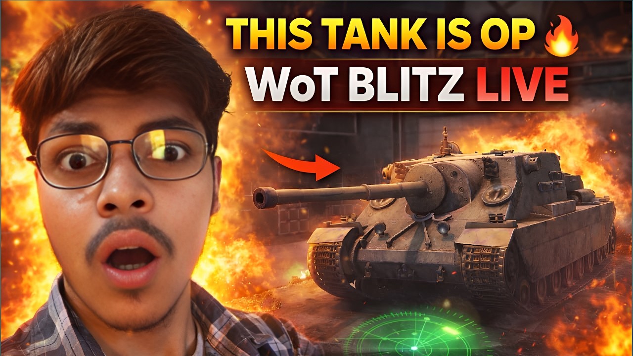 War Of Tank Blitz 🔥 The OP game 😱 Live with Ujjval