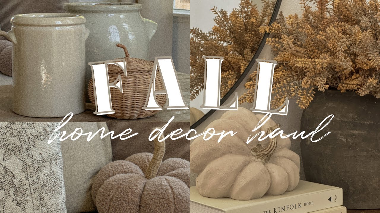*NEW* FALL HOME DECOR HAUL || HomeGoods, Hobby Lobby, Michaels & Target 🍂✨