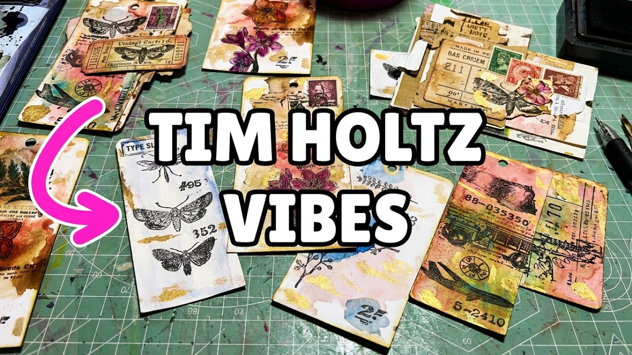 DIY Tim Holtz Inspired Junk Journal Ephemera