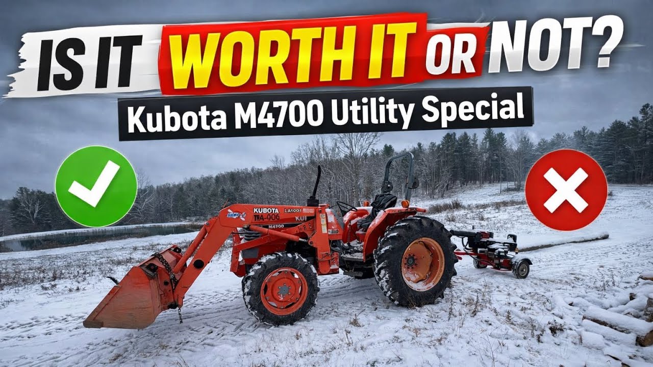 Kabota M4700 utility special WORTH IT OR NOT 