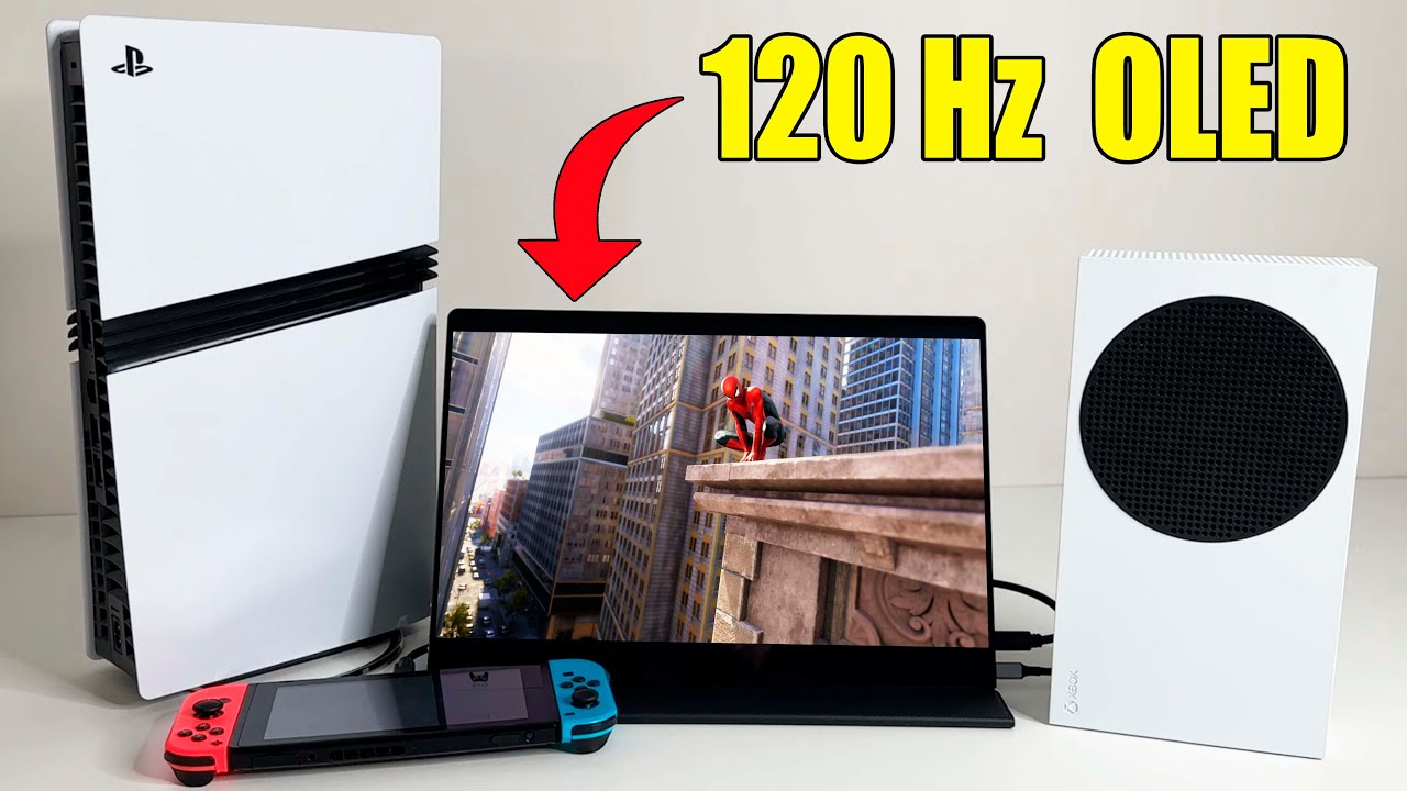 120Hz OLED Portable Monitor for PS5, Xbox and Nintendo Switch | UPerfect O2