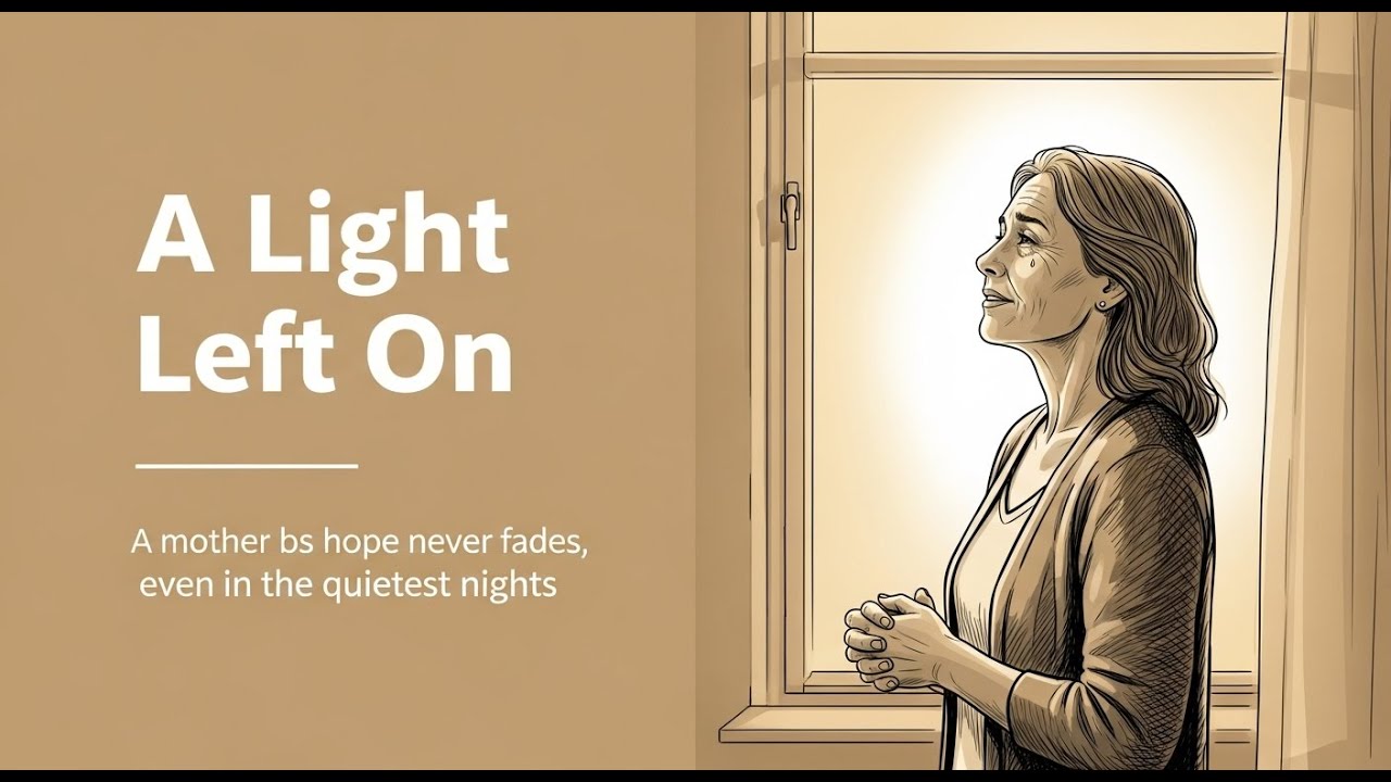 A Light Left On – A Mother Keeps Hope Alive With A Small Daily Habit