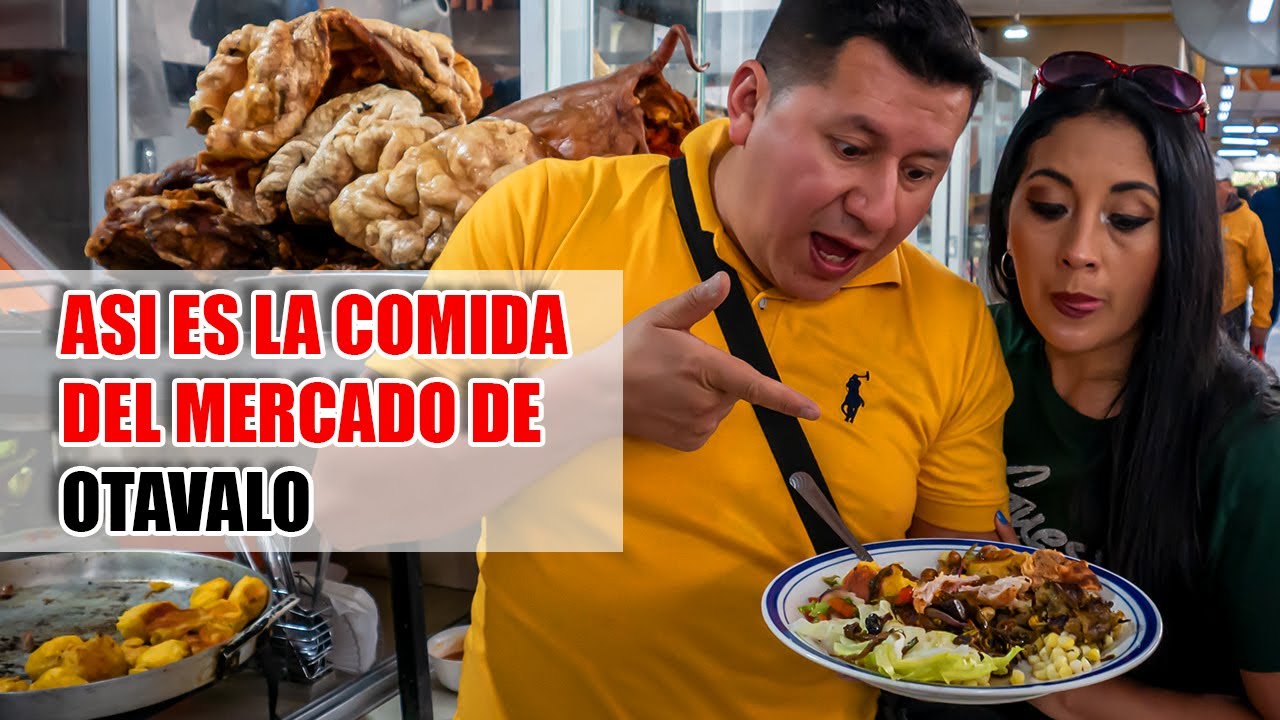 Probando comida TIPICA en OTAVALO || Es asombroso lo que encontramos