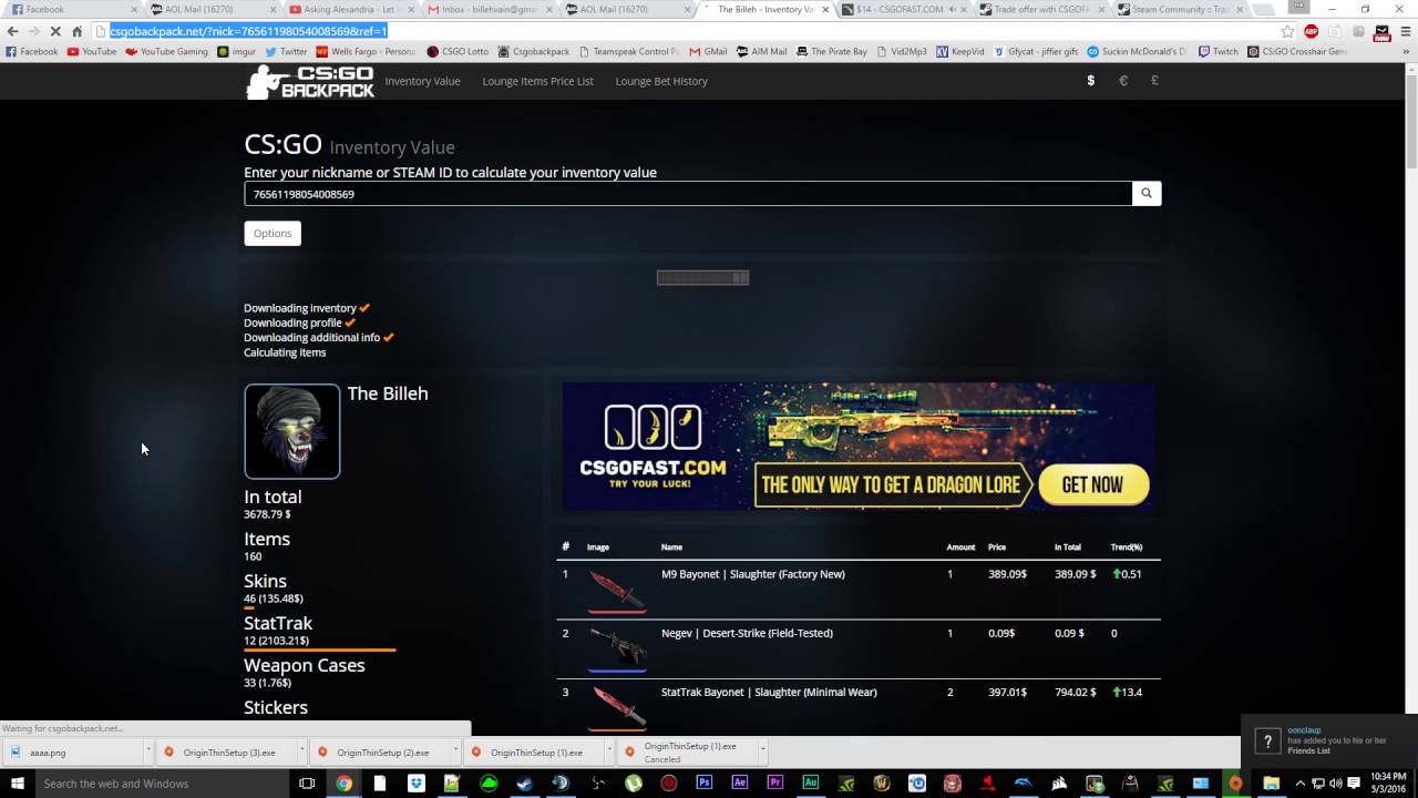 Billeh Wins $3500 CSGOFast Bet with a 5% Chance