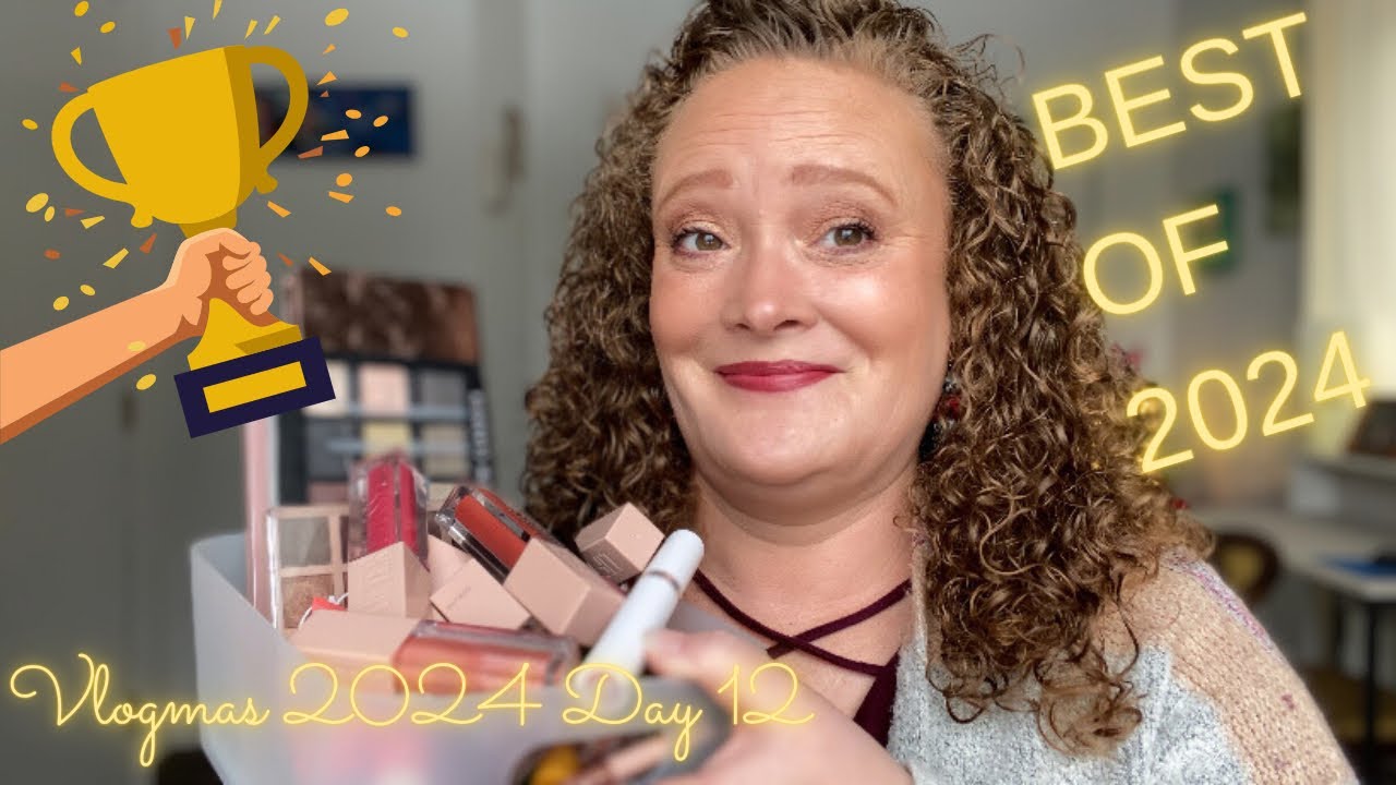 🎄 VLOGMAS 2024 DAY 12 | BEST EYE & LIP MAKEUP OF 2024 | Curly Girl Angela