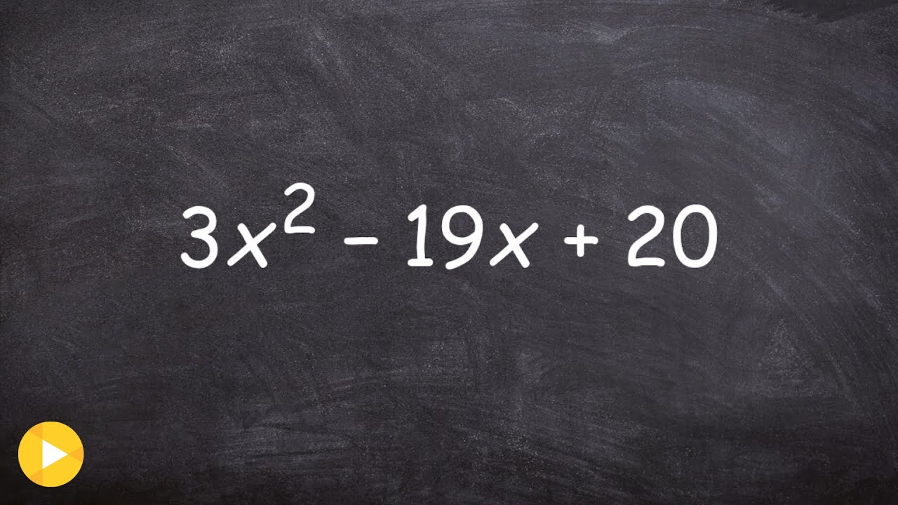 Learn how to factor a trinomial factoring practice
