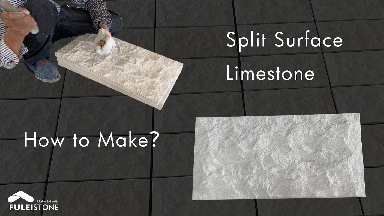 Split Surface Limestone Tiles Manufacturing Process by Fulei Stone - How it's Made
