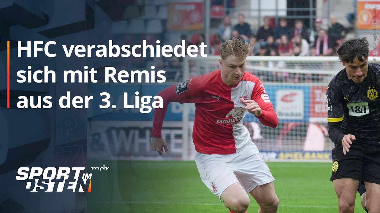 Hallescher FC verabschiedet sich mit Remis aus der 3. Liga | Sport im Osten | MDR