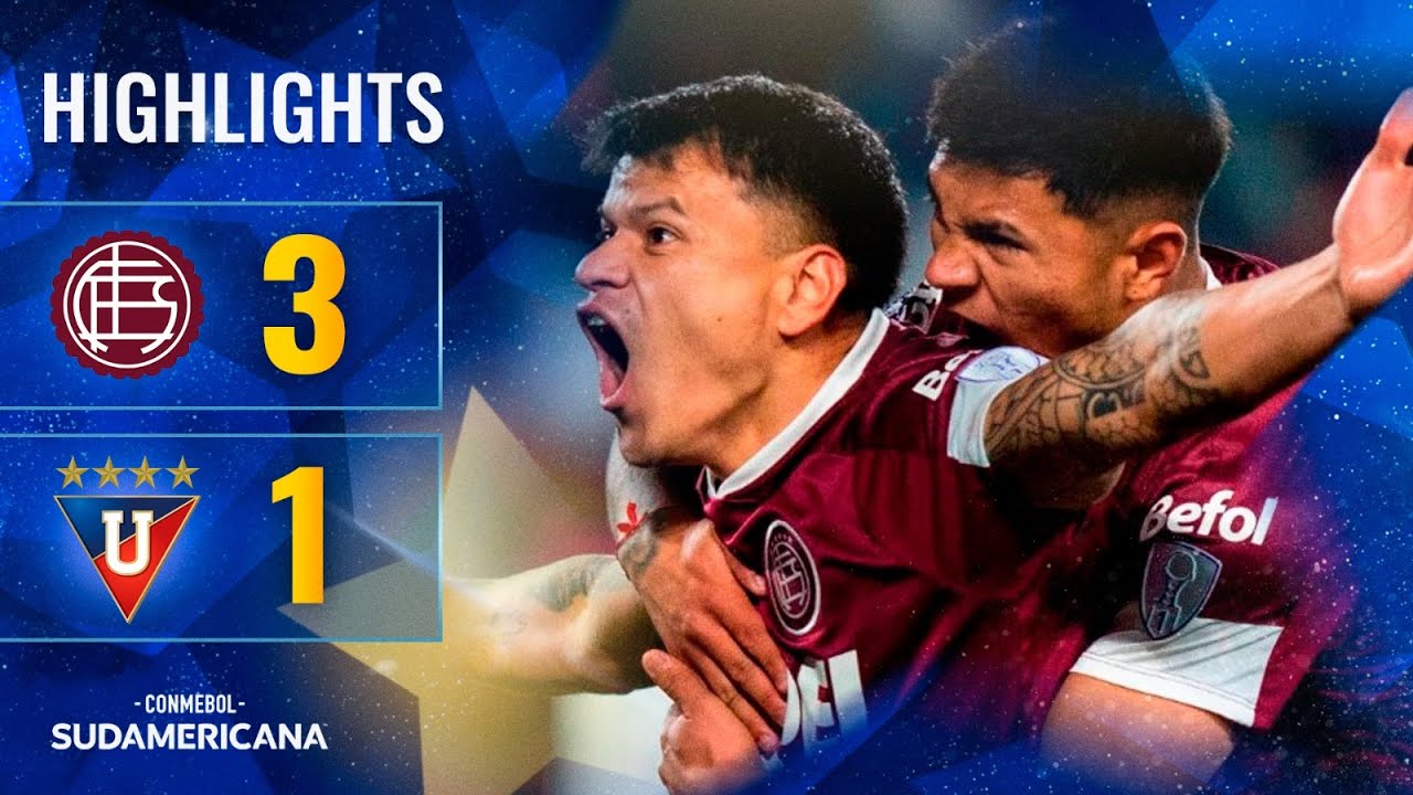 LAN&Uacute;S vs. LDU | HIGHLIGHTS | CONMEBOL SUDAMERICANA 2024
