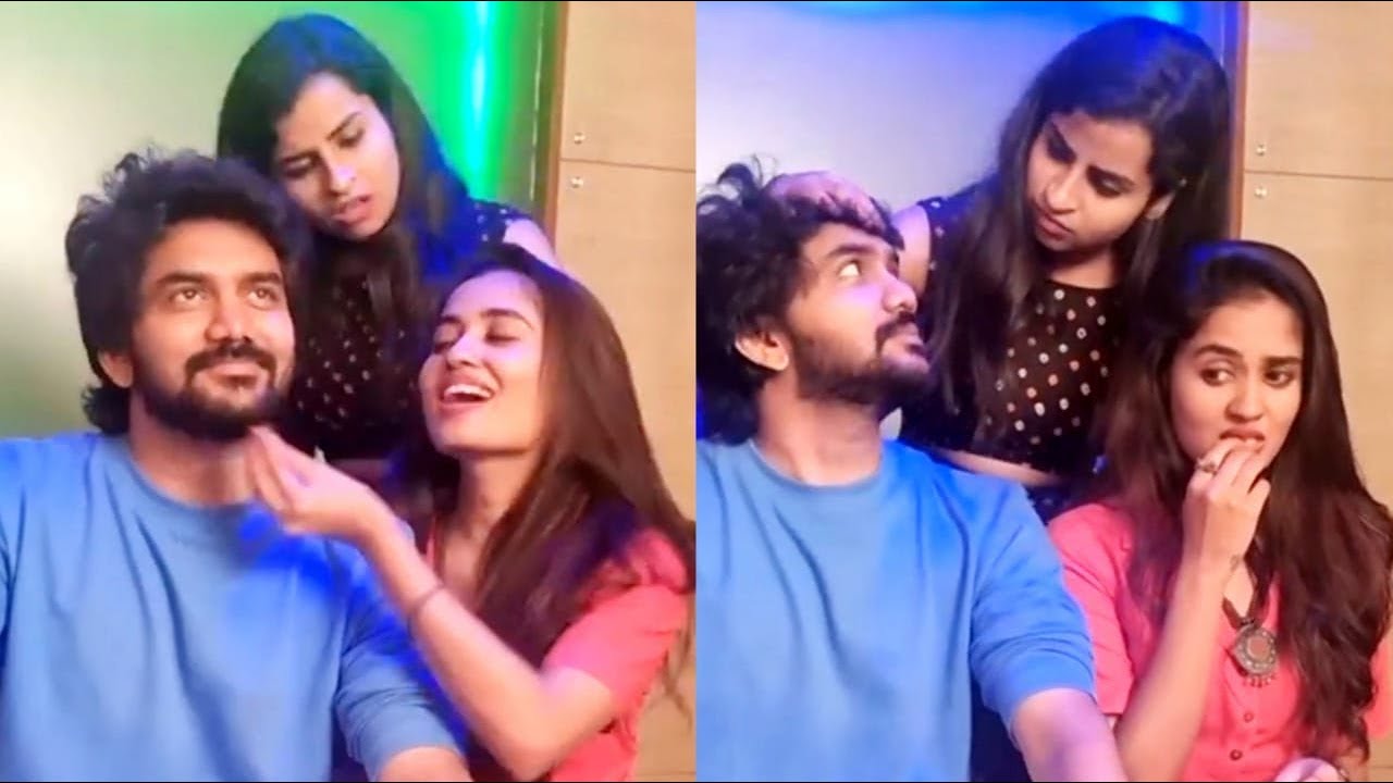 Sivaangi Caught Kavin & Teju Ashwini Romancing 😱 - Askumaaro Dance, Ashwin Kutty Pattas, Reba John