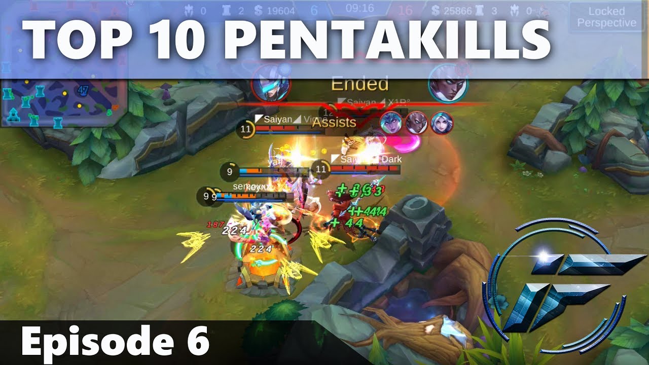 PEW PEW PEW ALPHA PENTA! TOP 10 PENTAKILLS #6 - MOBILE LEGENDS