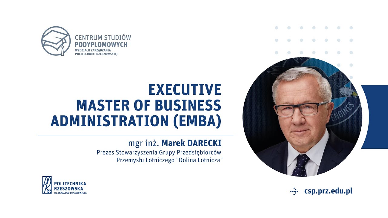 Executive MBA (EMBA) | Marek Darecki | 2025