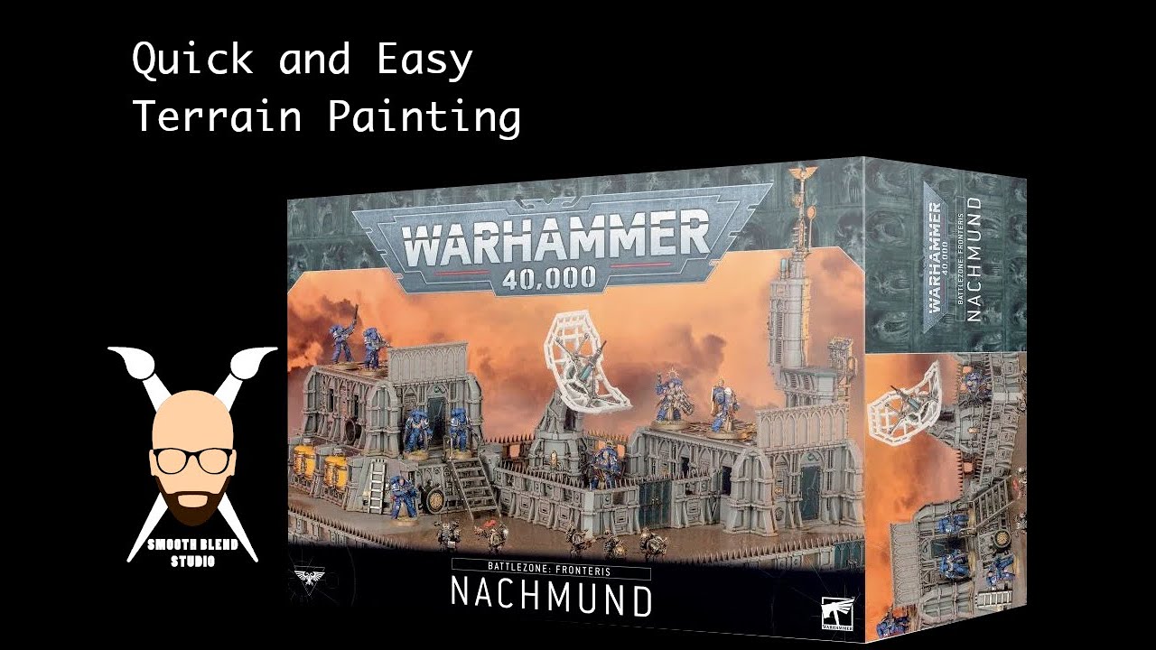 Quick and Easy Painting:  Fronteris Nachmund 40K Terrain