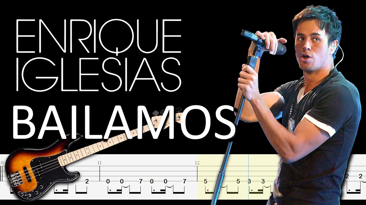 Enrique Iglesias - Bailamos (Bass Tabs and Notation ) By @Chamis Bass #chamisbass #basstabs