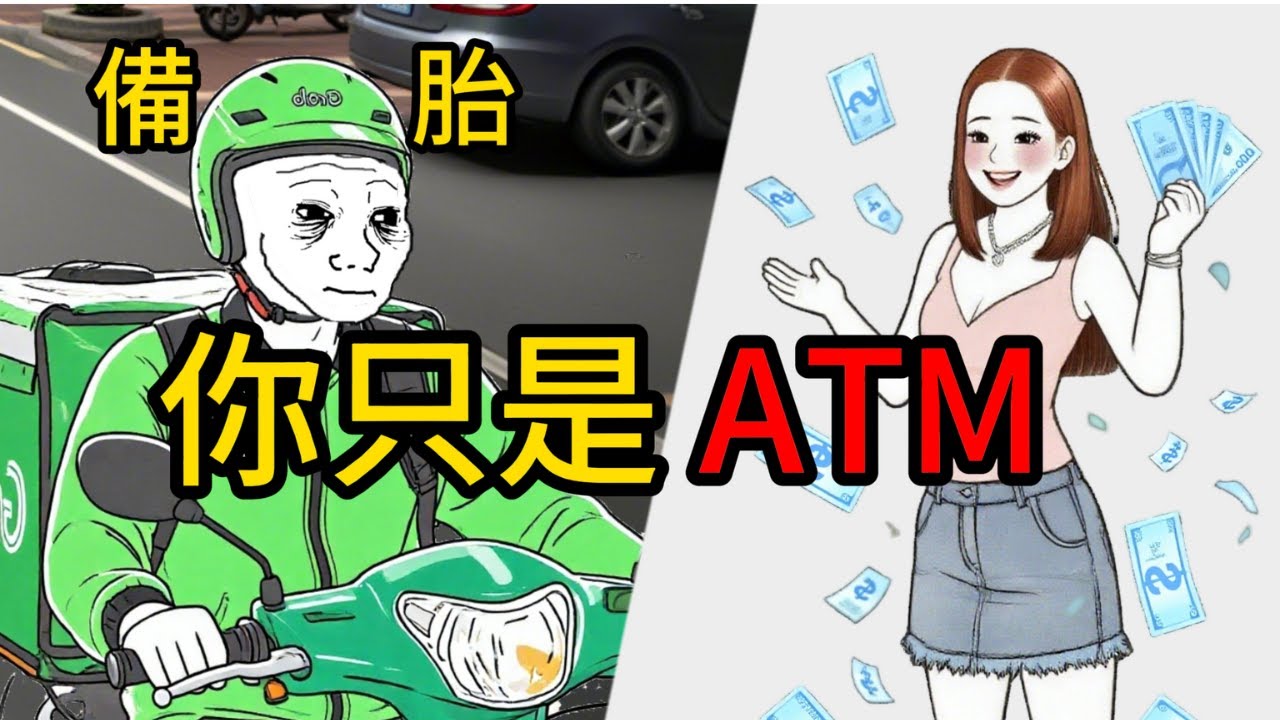 備胎的一生 | 你只是ATM | 沒有錢就沒有愛| #wojak  | #現實  |#搞笑  | #備胎 | #愛情