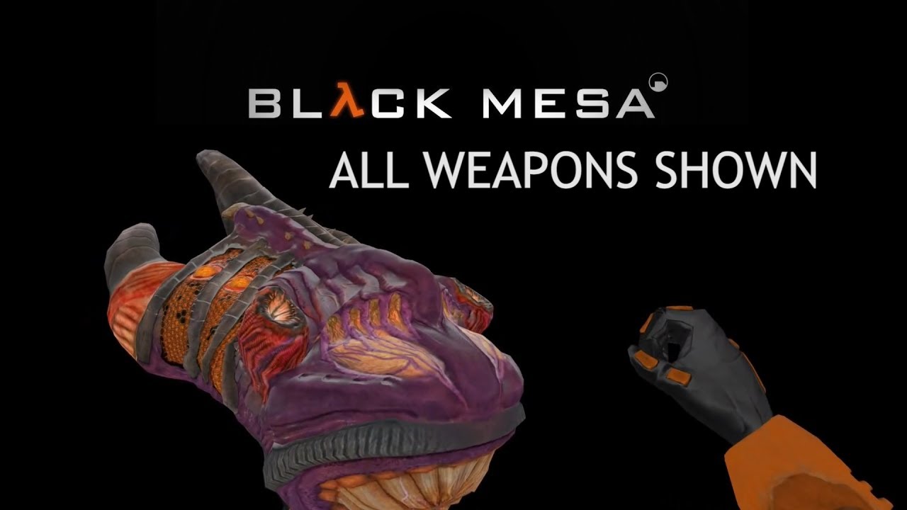 Black Mesa - All Weapons Shown