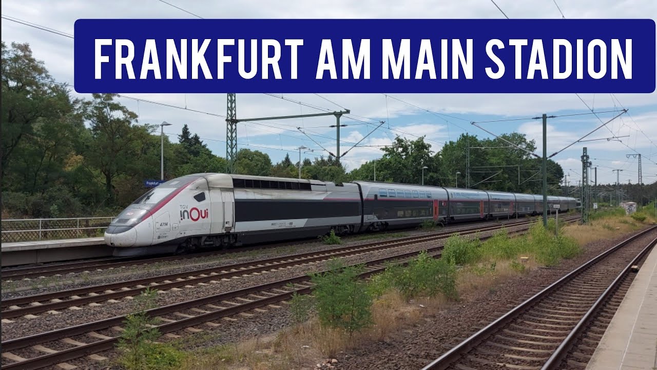 Frankfurt am Main, Stadion/Zugverkehr