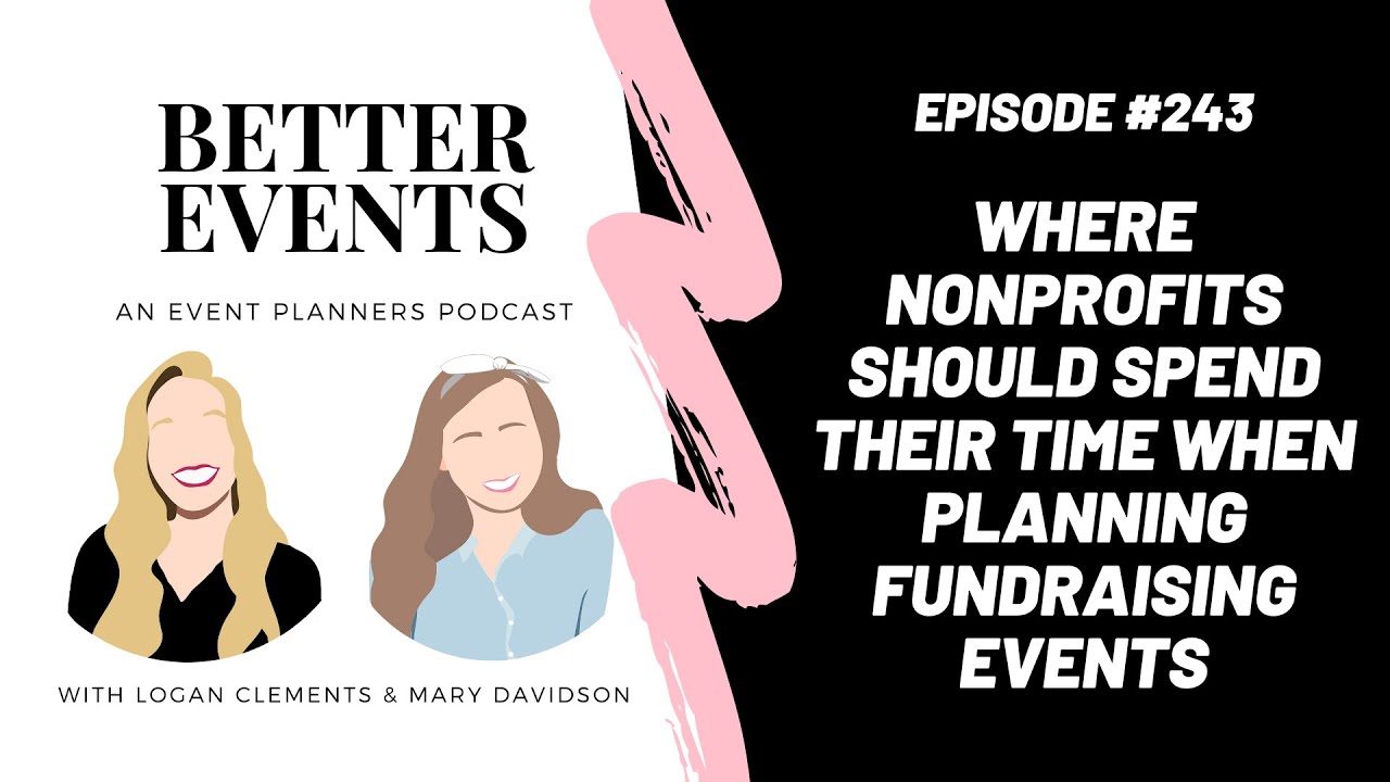 Ep. #243 - Where Nonprofits Should Spend Their Time When Planning Fundraising Events - Better Events