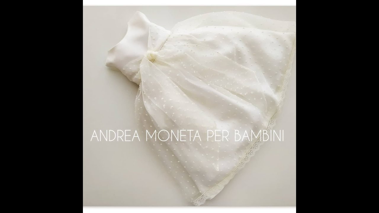 Vestido fiesta bautizo cumplea&ntilde;os beb&eacute; plumeti Andrea MONETA Beautiful Baptism Formal Dress Baby