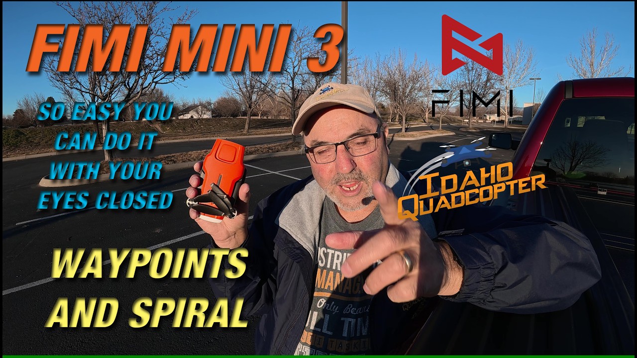 Fimi Mini 3 &mdash; Существует не один способ построить спираль! И да, есть путевые точки!