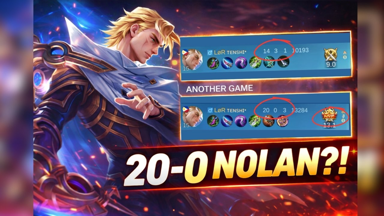 I BET your HANDS are not FAST as MINE⚡| Nolan Highlights | Mobile Legends: Bang Bang