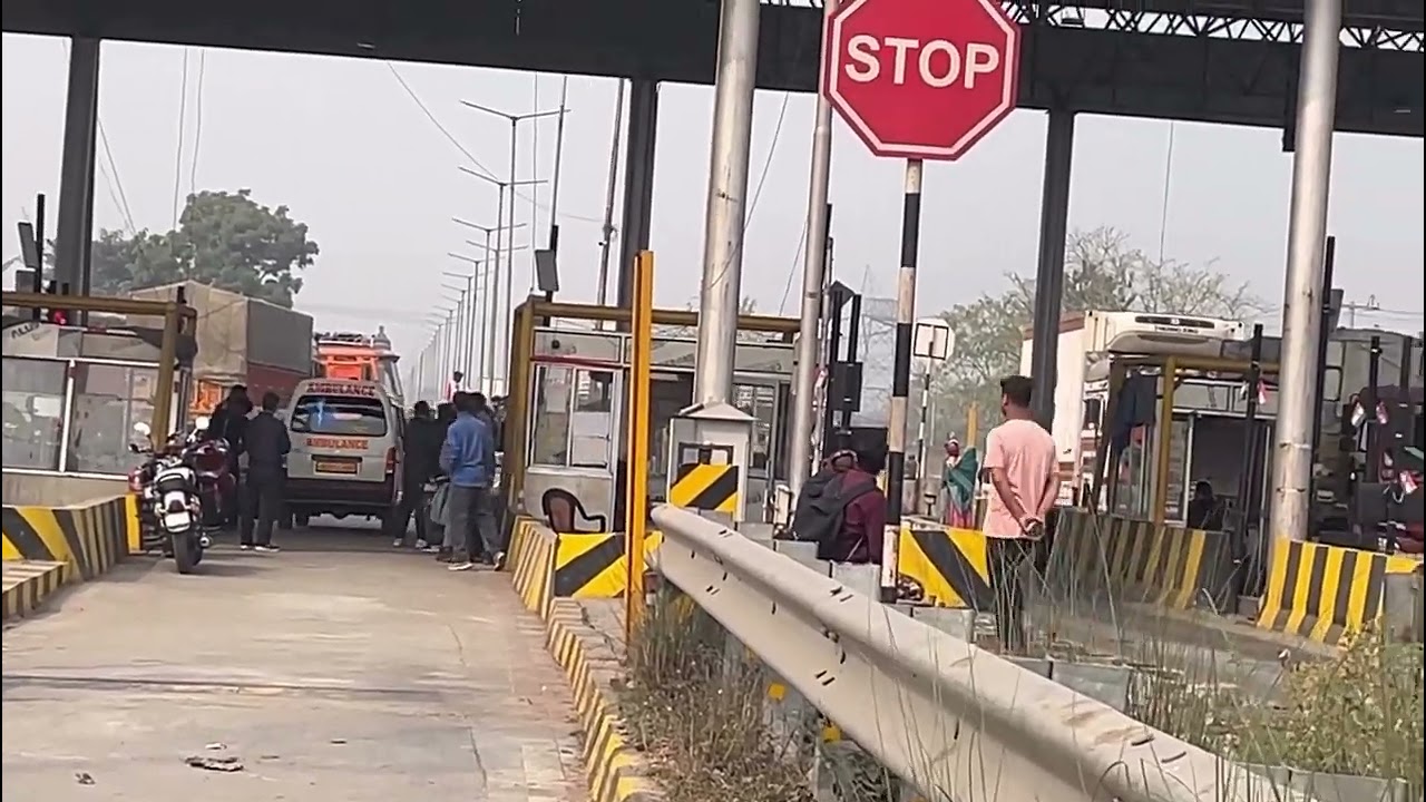 Traffic Jam at Toll Plaza Telipara 