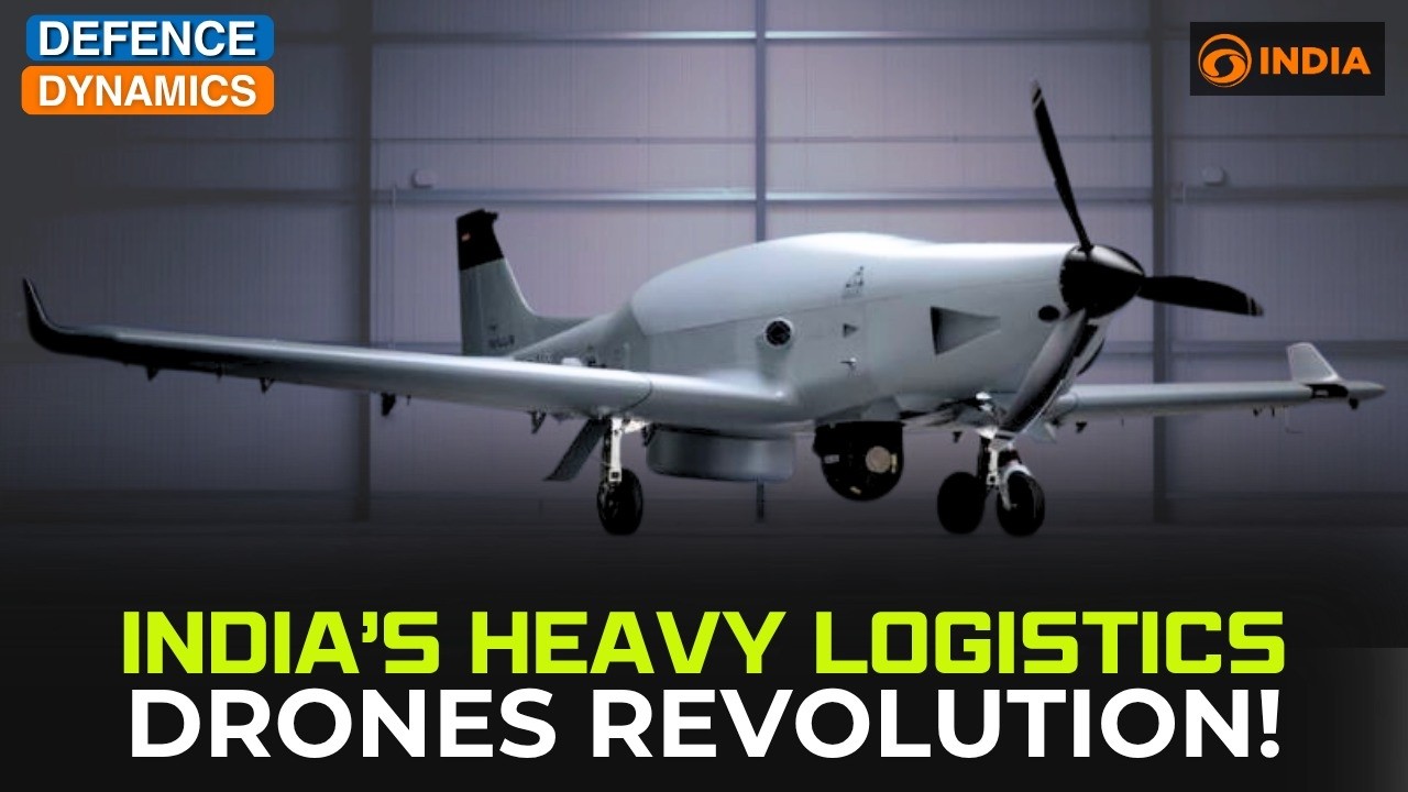 РЕВОЛЮЦИЯ ТЯЖЕЛЫХ ЛОГИСТИЧЕСКИХ ДРОНОВ ИНДИИ! | Defence Dynamics