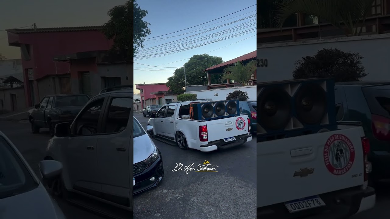 MALANDO COM A DUPLA DE S10 REBAIXADA + SOM AUTOMOTIVO!