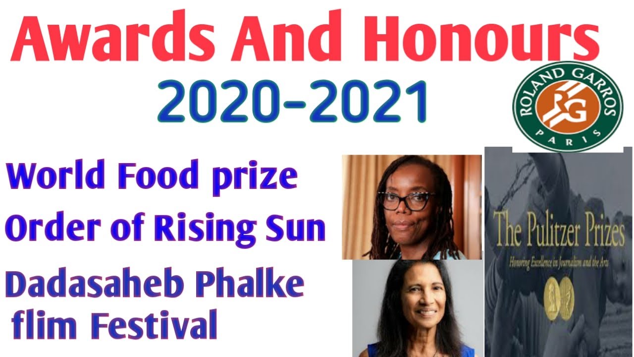 Awards and Honours 2020-21 in English | Awards 2021 | Current Affairs 2021 | Important Awards 2021 .