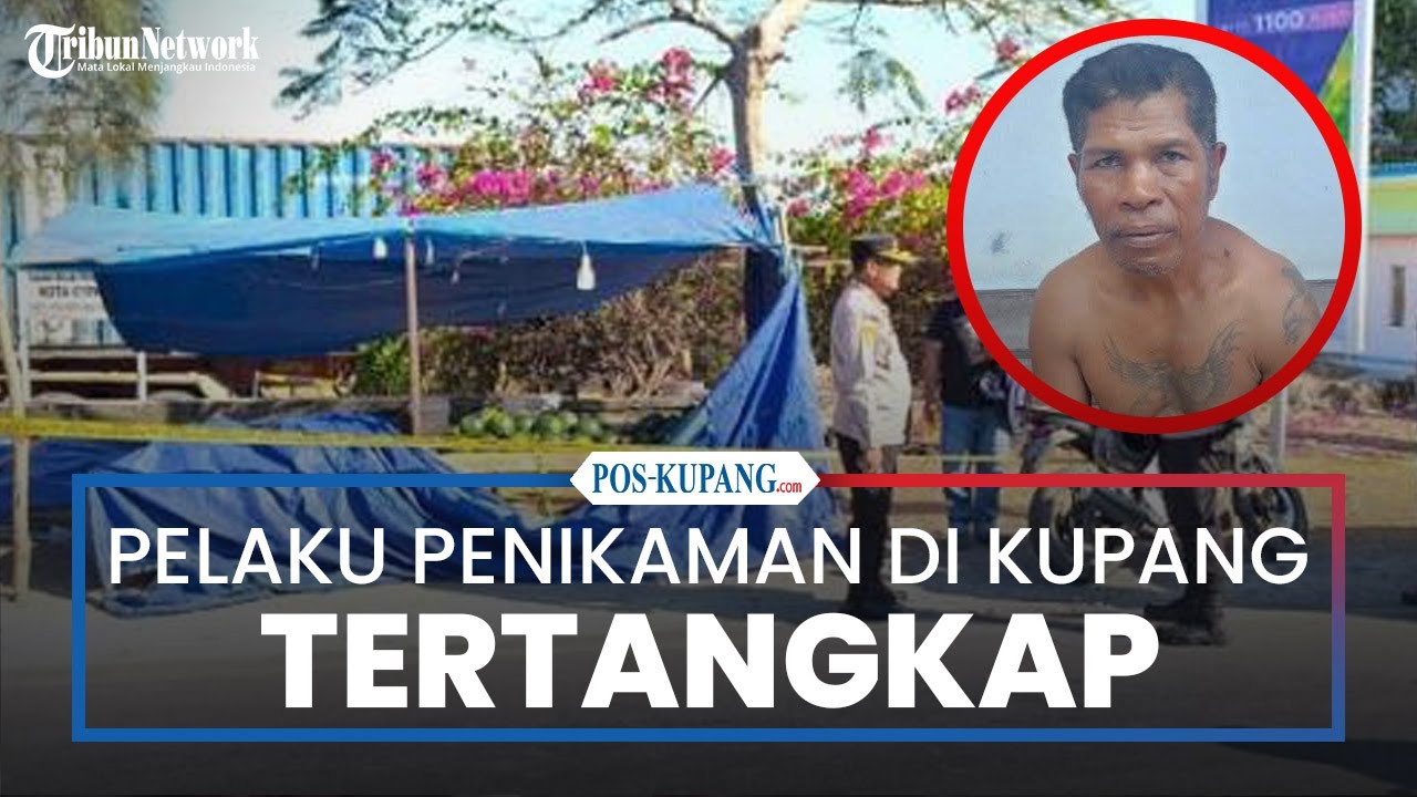 Pelaku Penikaman Penjual Semangka di Alun-Alun Kota Kupang Akhirnya Tertangkap