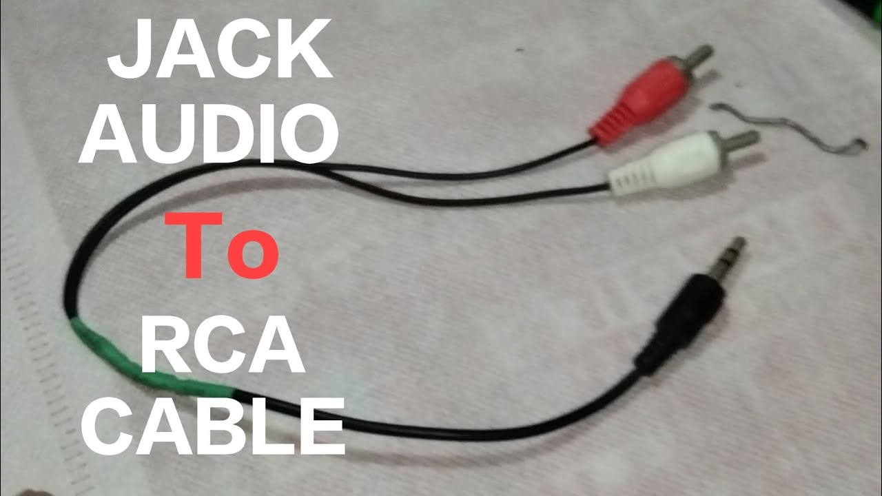 how to make  jack audio to RCA cable | mobile to amplifier connection [ ershiel vlogs