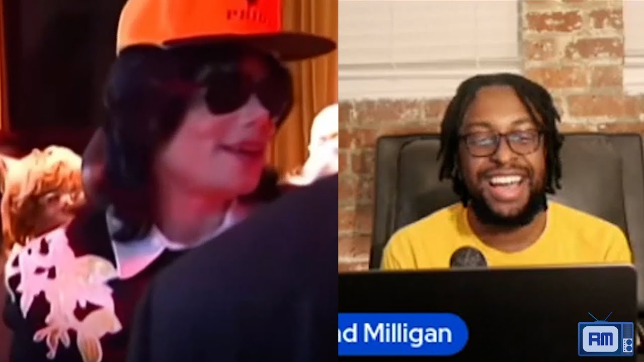 When Michael Jackson visited Gary, Indiana's Roosevelt High School in 2003.