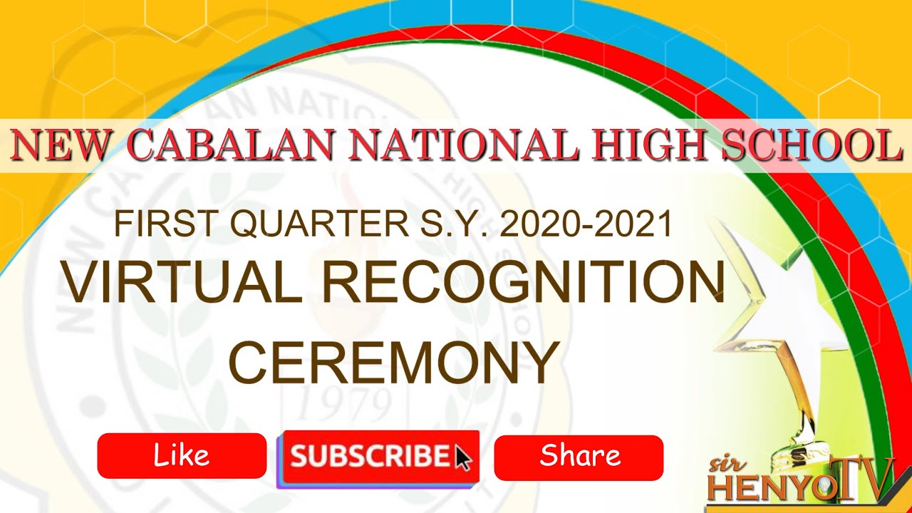NCNHS Q1 Virtual Recognition