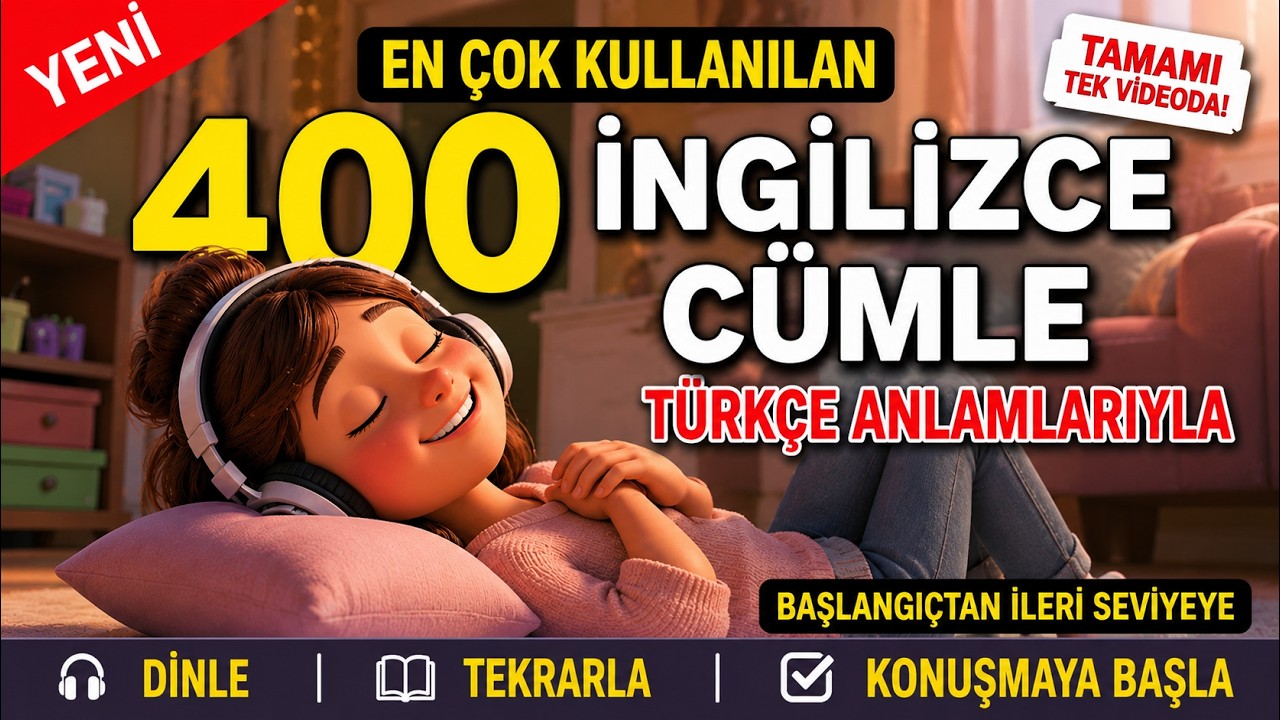 G&uuml;nl&uuml;k Konuşma İ&ccedil;in En &Ouml;nemli İngilizce C&uuml;mleler! 🎧 Her G&uuml;n Kullanılan İngilizce C&uuml;mleler!✅
