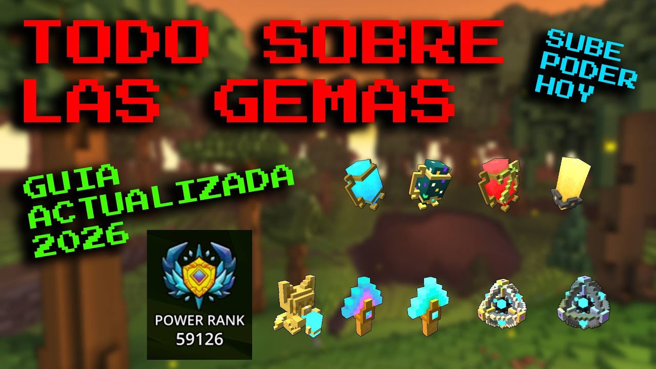 La GUÍA DEFINITIVA de GEMAS en TROVE 2026