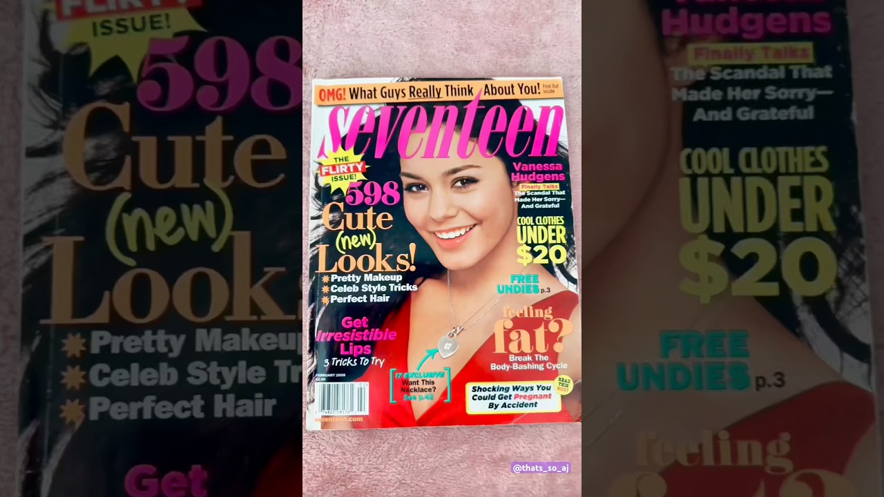 Seventeen Magazine: February 2008 #seventeen #magazine #covergirl #2008 #nostalgia #fashion #2000s