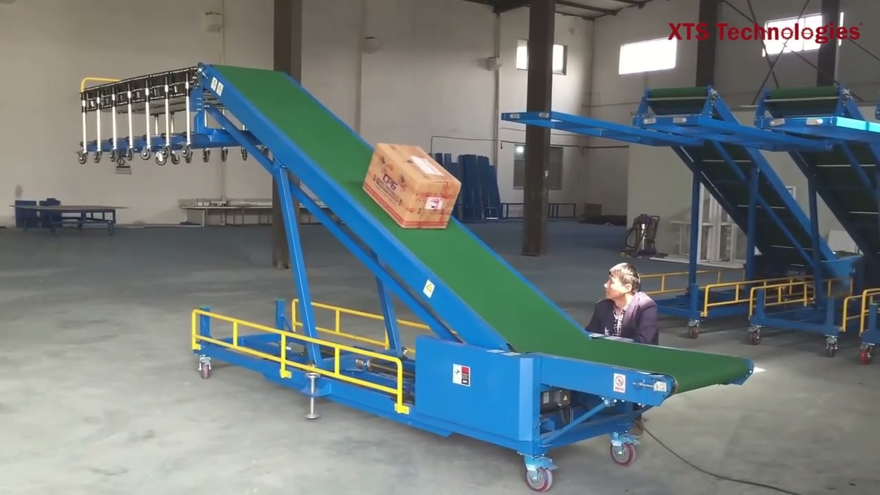 Telescopic Belt Conveyor for Truck loading & unloading