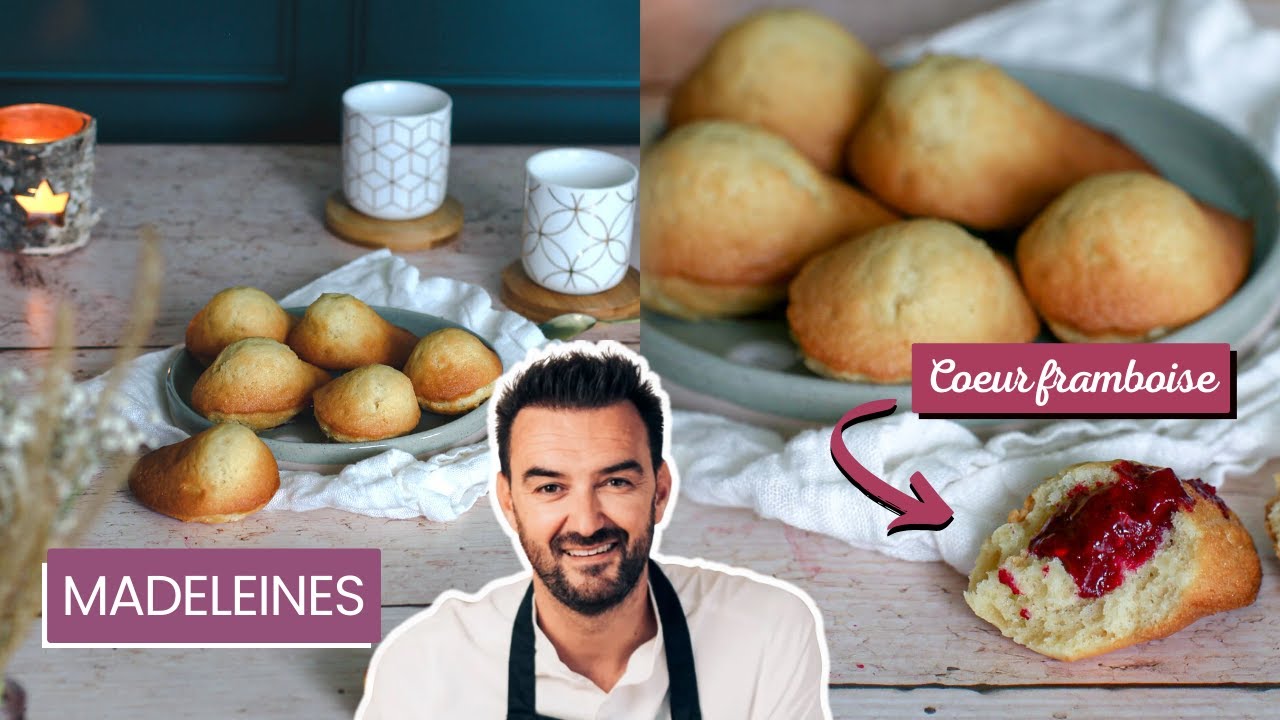 Madeleines de Cyril Lignac - framboise