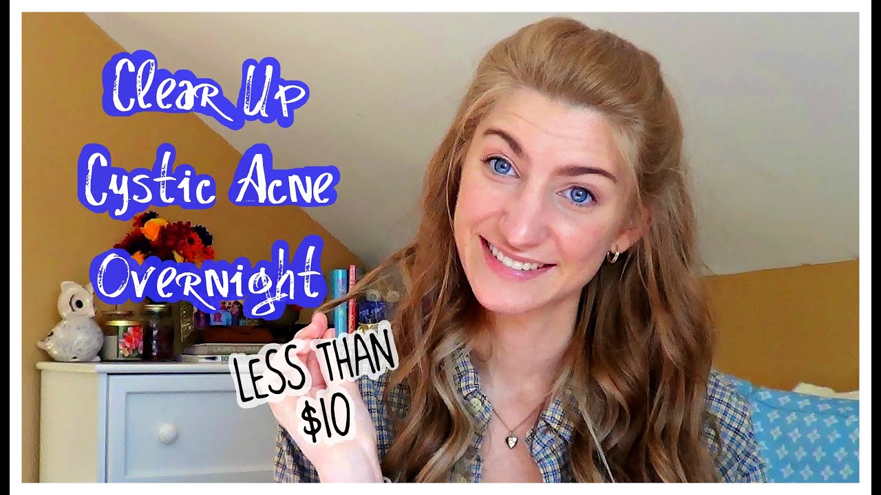 CLEAR CYSTIC ACNE OVERNIGHT