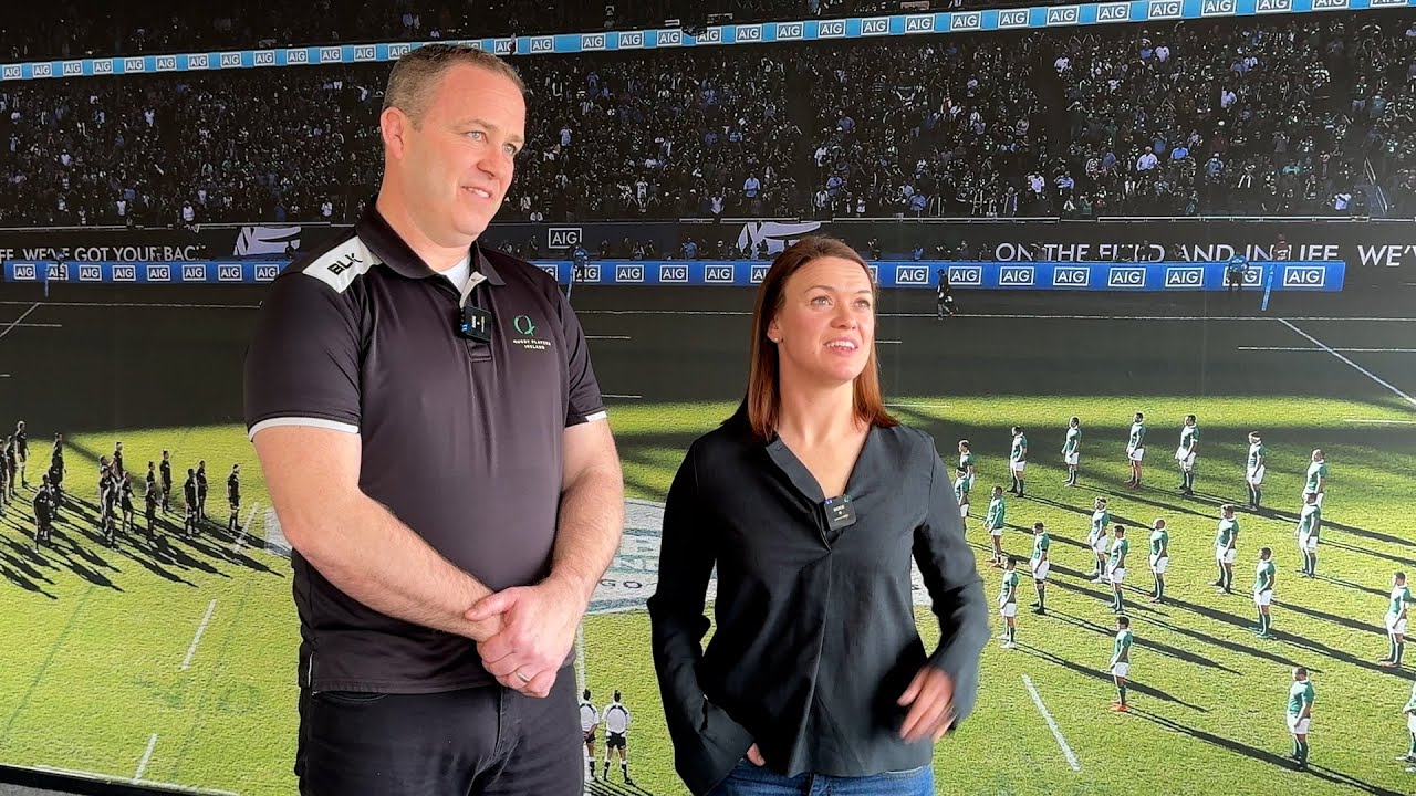 Former rugby players Marcus Horan and Lynne Cantwell speak about their experiences with concussion