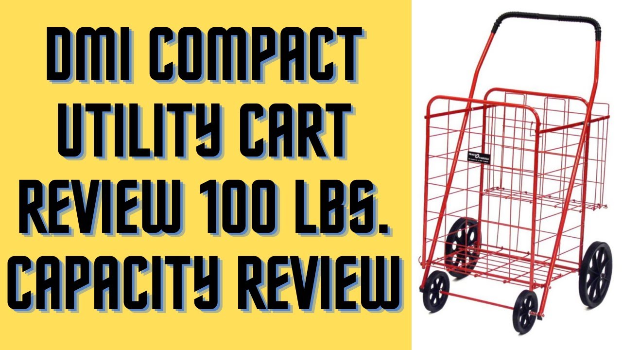 DMI Compact Utility Cart Review 100 lbs. Capacity Review | Amazon